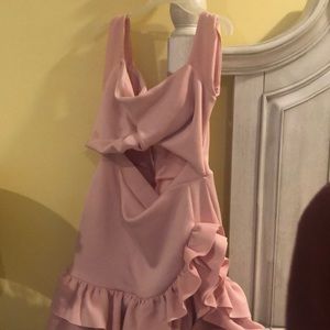 ASOS pink party dress